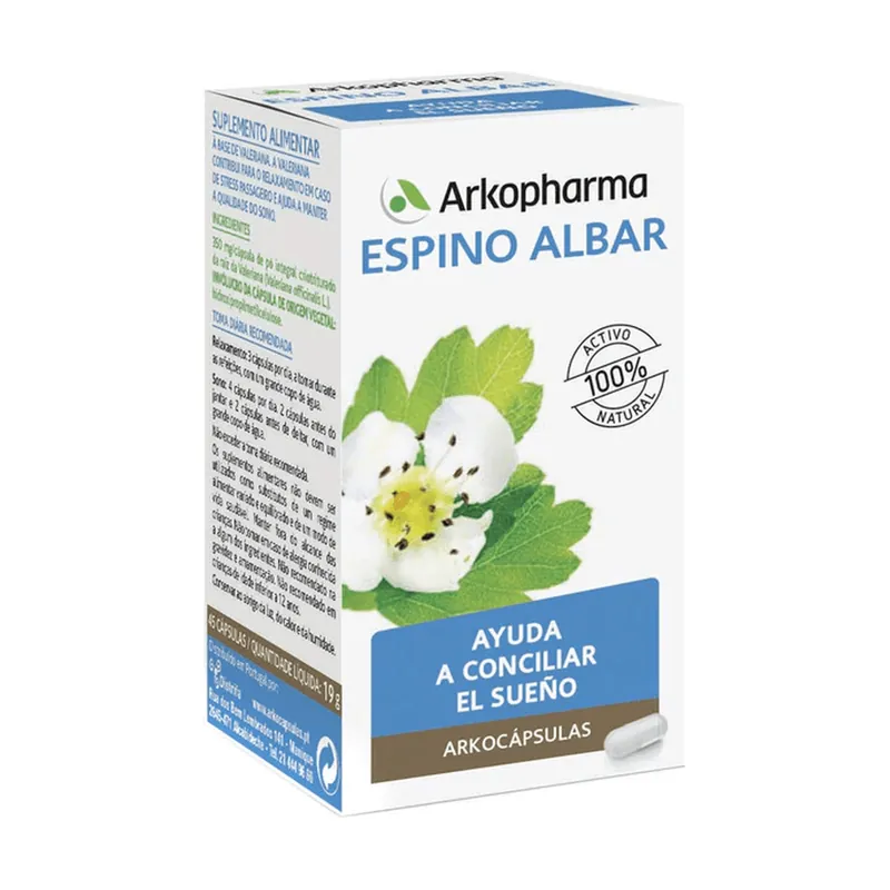Fresh Stock Hawthorn Arkocapsules 45 capsules Arkopharma