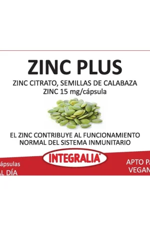 Zinc Plus 60 capsules Integralia Affordable