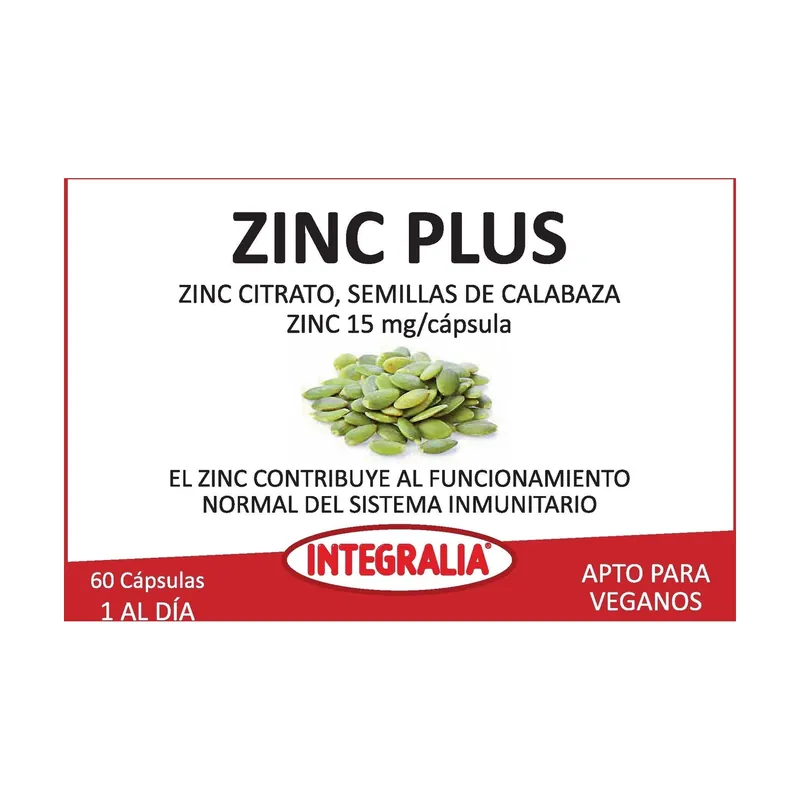 Zinc Plus 60 capsules Integralia Affordable