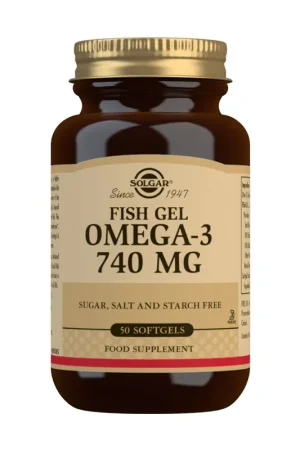Super Sale Fish omega-3 gel 50 capsules of 740mg Solgar
