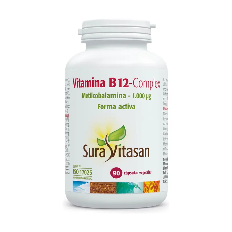Vitamin B12-Complex 90 vegetable capsules Sura Vitasan Special Discount