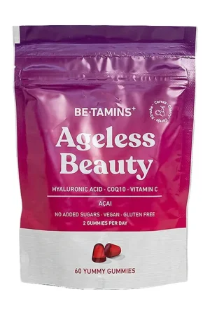 Ageless Beauty - Gummies with hyaluronic acid 60 Jelly beans BETAMINS Direct From Factory