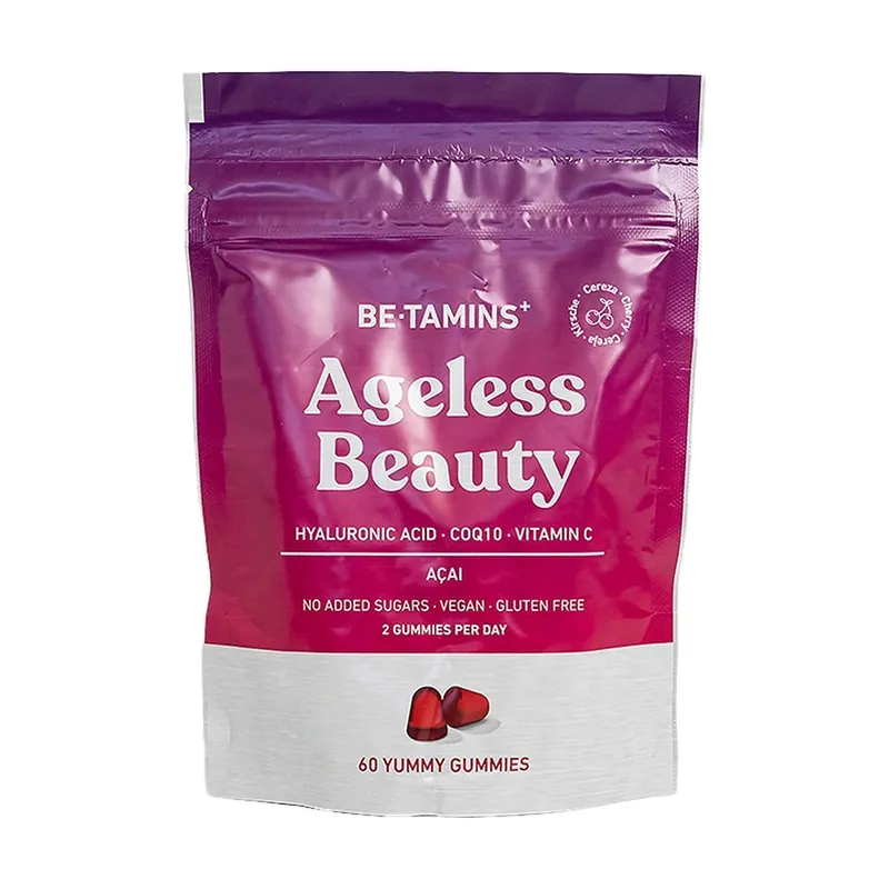 Ageless Beauty - Gummies with hyaluronic acid 60 Jelly beans BETAMINS Direct From Factory