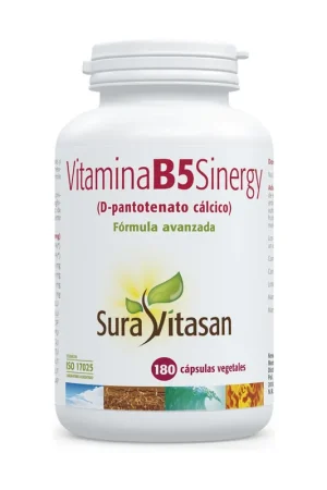 Hot Deal Vitamin B5 Synergy 180 vegetable capsules Sura Vitasan