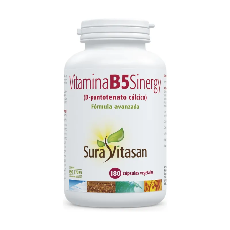 Hot Deal Vitamin B5 Synergy 180 vegetable capsules Sura Vitasan