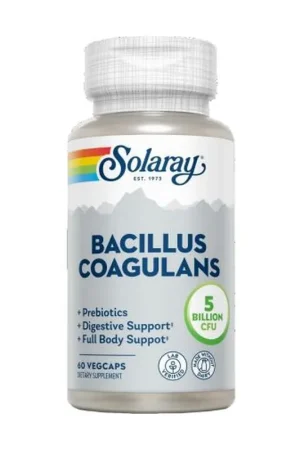 While Supplies Last Bacillus coagulans 60 vegcaps Solaray