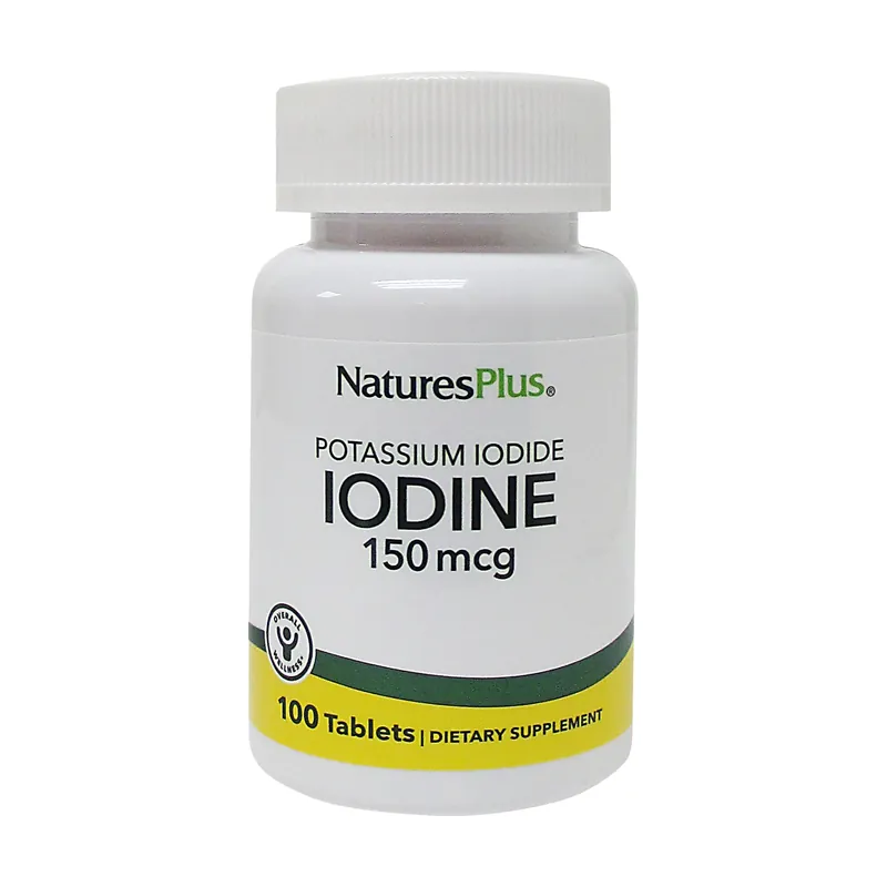 Price Drop Iodine potassium iodide 100 tablets of 150μg Natures Plus
