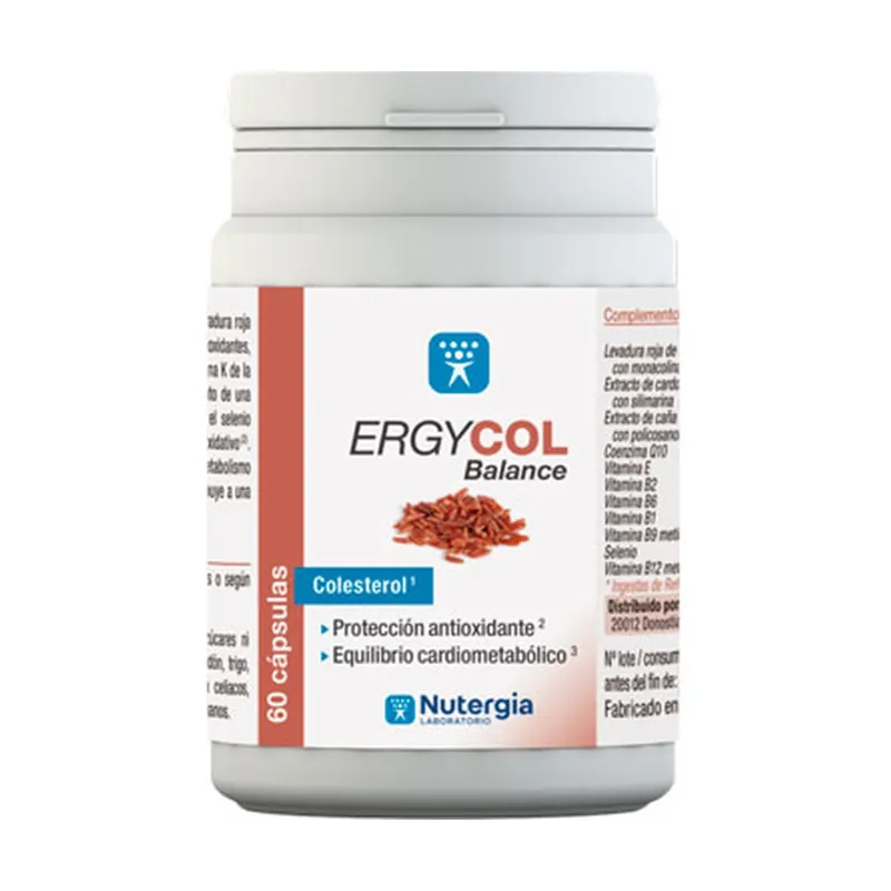 Direct From Factory Ergycol balance 60 vegetable capsules Nutergia