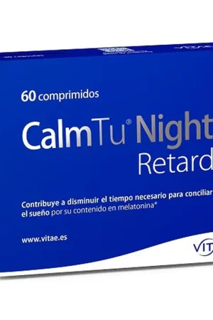 Brand New CalmTu Night Delay with melatonin 60 tablets Vitae
