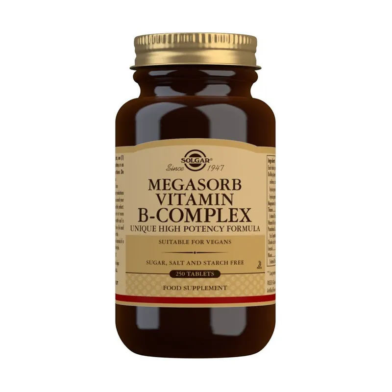 Big Sale Megasorb B-Complex 250 tablets Solgar