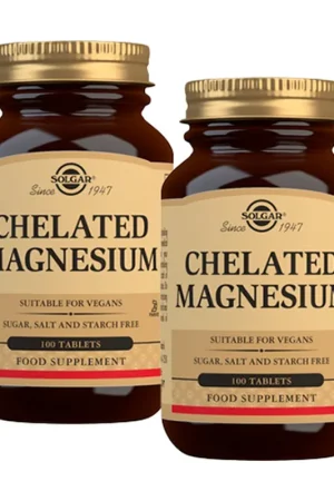 While Supplies Last Solgar Magnesium Chelated 100 tablets