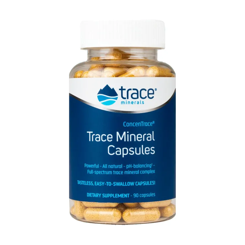 Shop Now Concentrate trace mineral 90 capsules Trace minerals