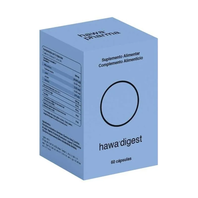 Crafted Digest, enzyme complex 60 capsules Hawa pharm