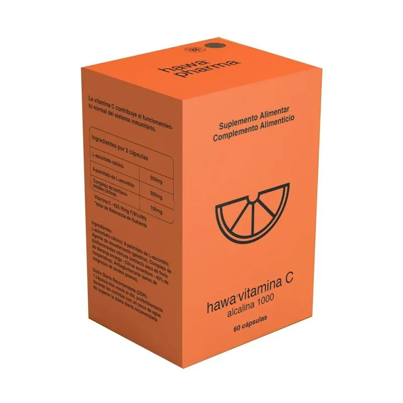 Alkaline Vitamin C 60 capsules Hawa pharm Direct From Factory