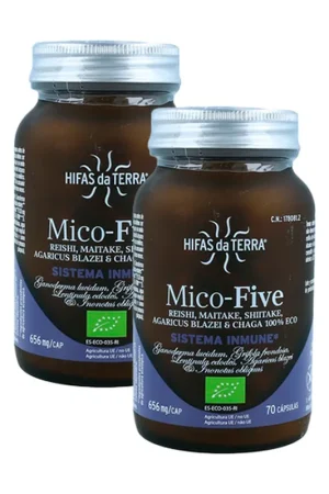 Micro-five pack 2 units of 70 capsules Hifas da Terra Authentic