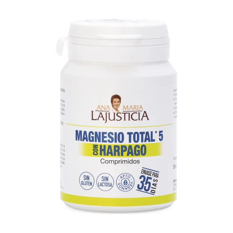 Total magnesium 5 harpagophytum 70 tablets Ana Maria Lajusticia® Trusted Brand