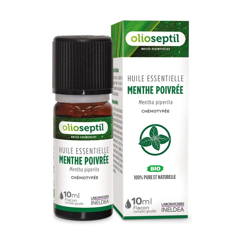 Clearance Organic peppermint essential oil 10 ml of essential oil Olioseptil