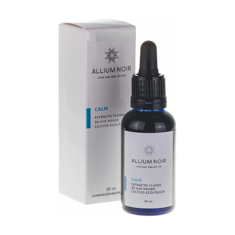 Calm organic black garlic extract, nervous system support 30 ml Allium noir Budget