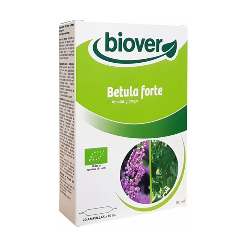 Betula forte, drainage and disposal 20 ampoules of 10ml Biover Buy Online