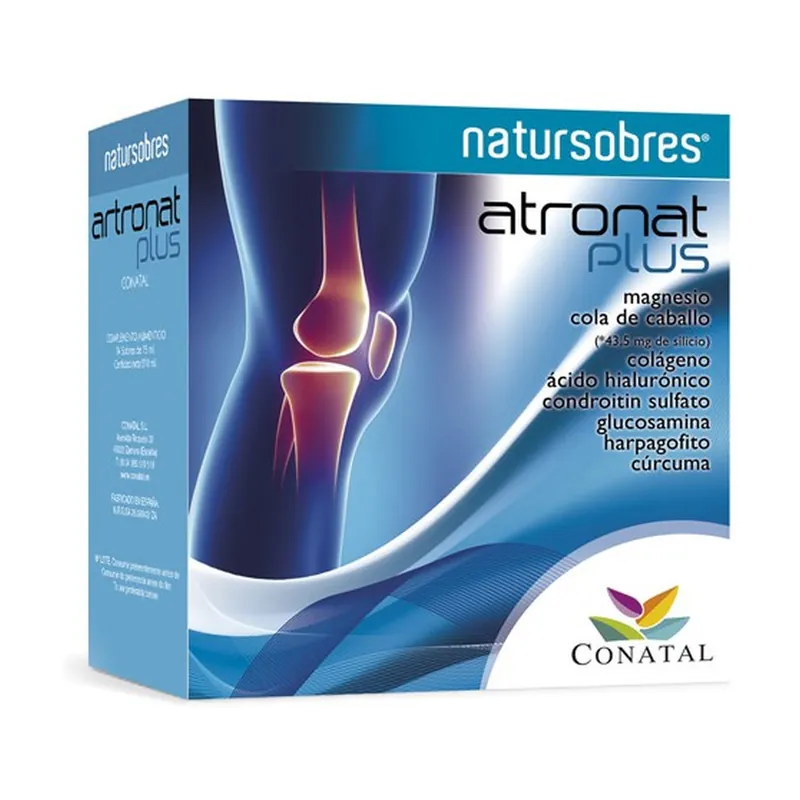 Hassle-Free Returns Atronat plus, supports joints and bones 20 packets of 15ml Conatal