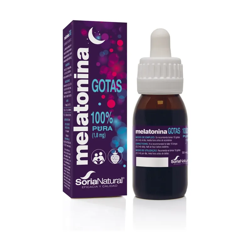 melatonin drops 50 ml Soria Natural Get Yours