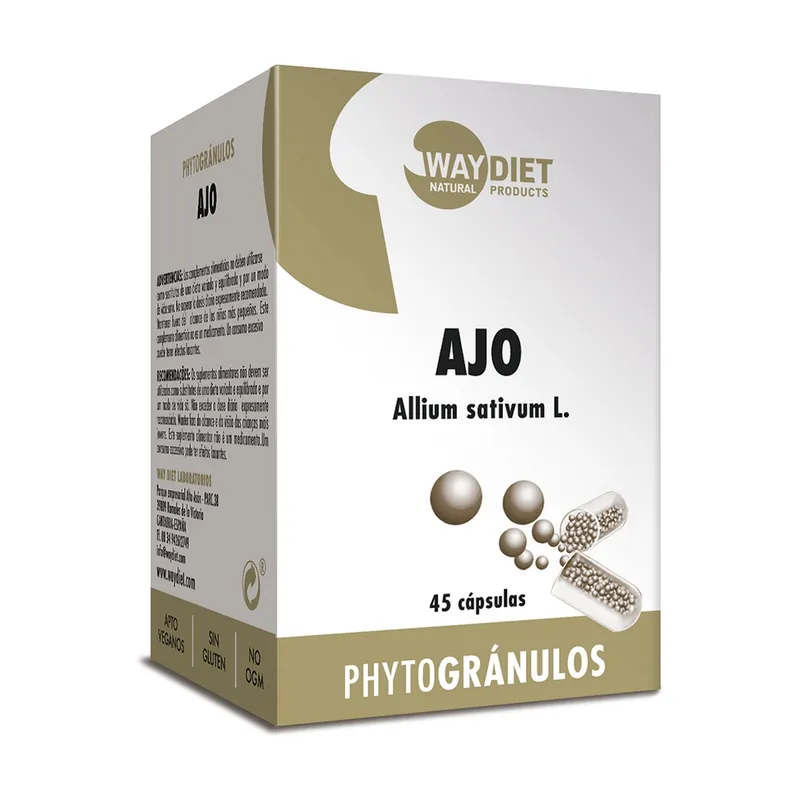 One Day Deal garlic phytogranules 45 capsules of 478mg Waydiet