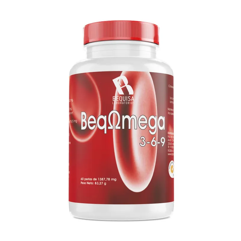 Special Discount Beqomega 3-6-9 fish oil 60 softgels of 1387.78mg BEQUISA