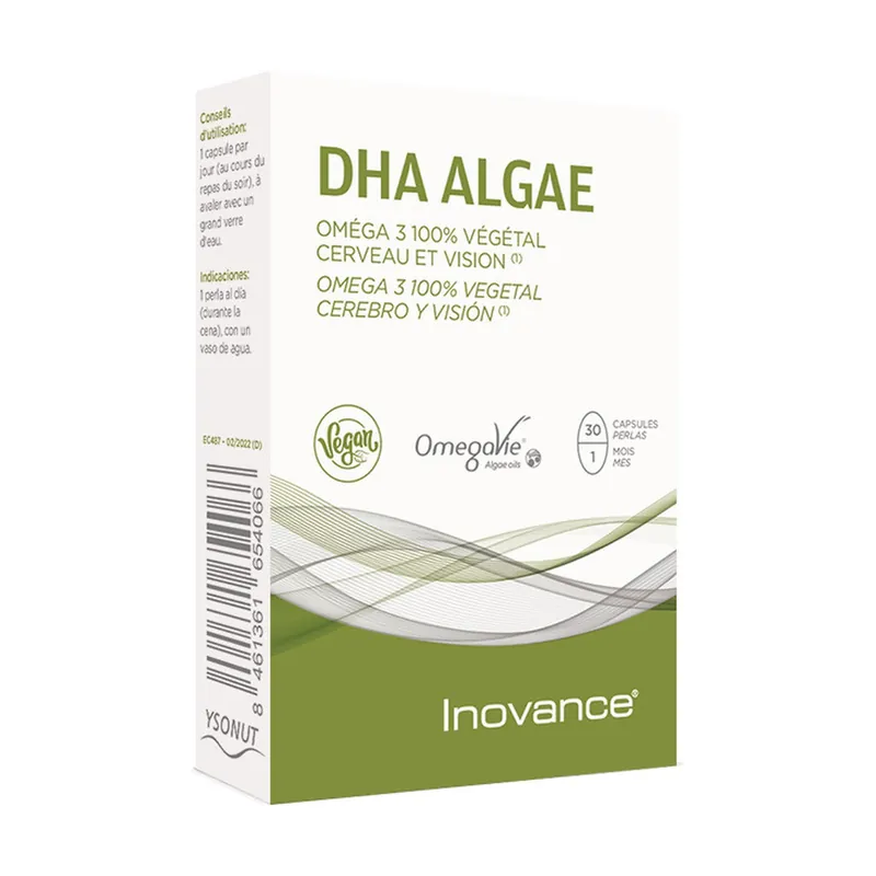 Exclusive Offer Dha algae fatigue and vision 30 softgels Inovance