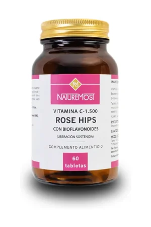 Vitamin C 1,500 with rose hips 60 tablets of 2084mg Naturemost Big Sale