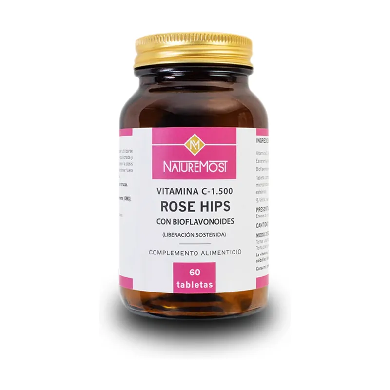 Vitamin C 1,500 with rose hips 60 tablets of 2084mg Naturemost Big Sale