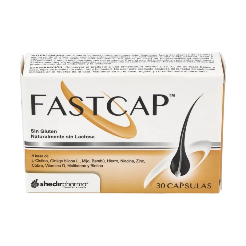 Fastcap hair health 30 capsules Shedir Pharma Don't Miss Out