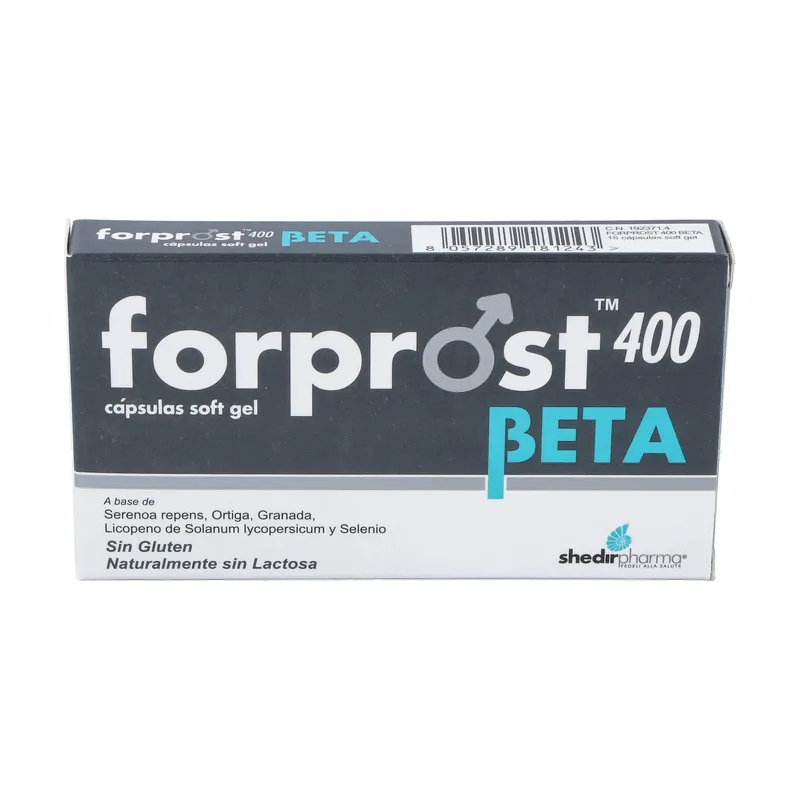 Order Now Forprost 400 beta prostate health 15 softgels Shedir Pharma