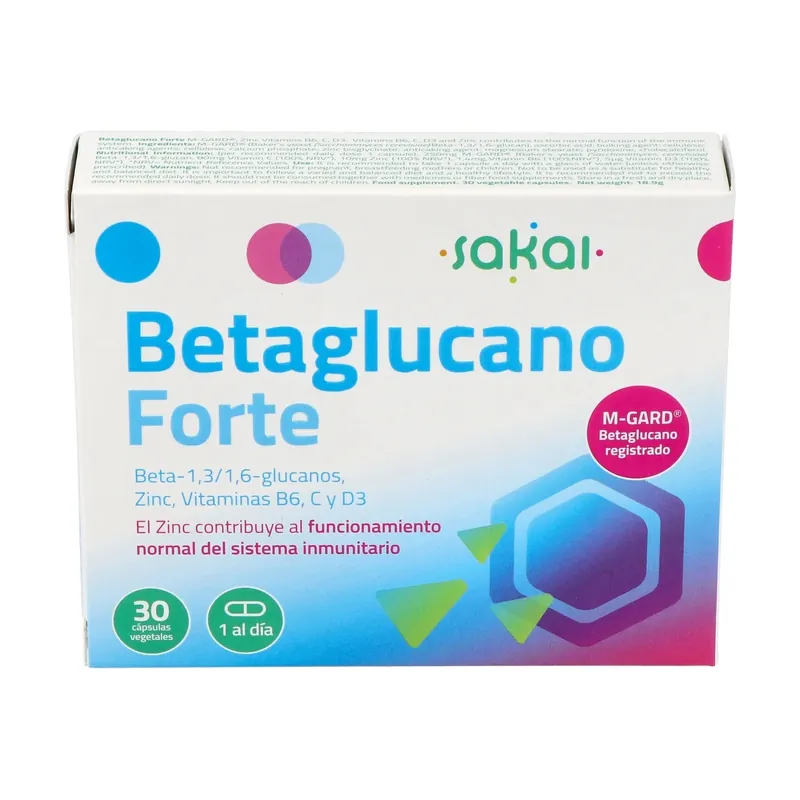 Beta glucan forte immune system 30 vegetable capsules Sakai Best Seller