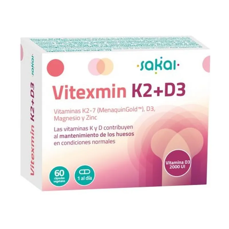 Luxury Vitexmin K2+D3 60 vegetable capsules Sakai