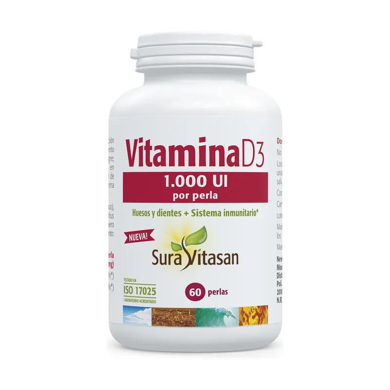 Vitamin D3 1,000Ui 60 softgels Sura Vitasan Price Drop