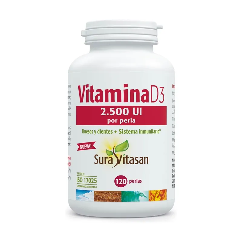 Flash Sale Vitamin D3 2,500Ui 120 softgels Sura Vitasan