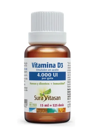 Fan Favorite Vitamin D3 4,000Ui 15 ml Sura Vitasan