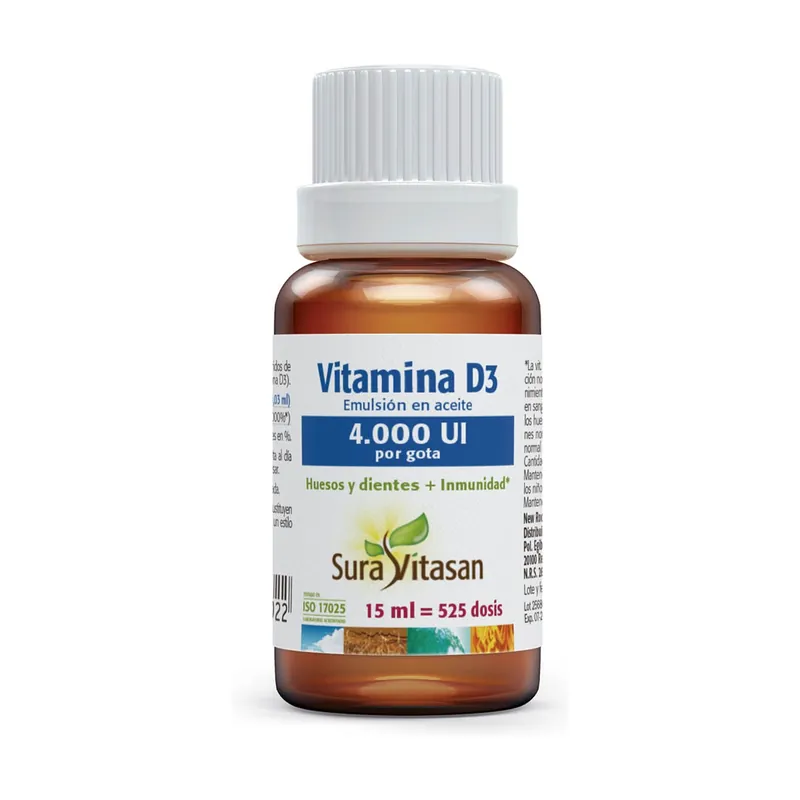 Fan Favorite Vitamin D3 4,000Ui 15 ml Sura Vitasan