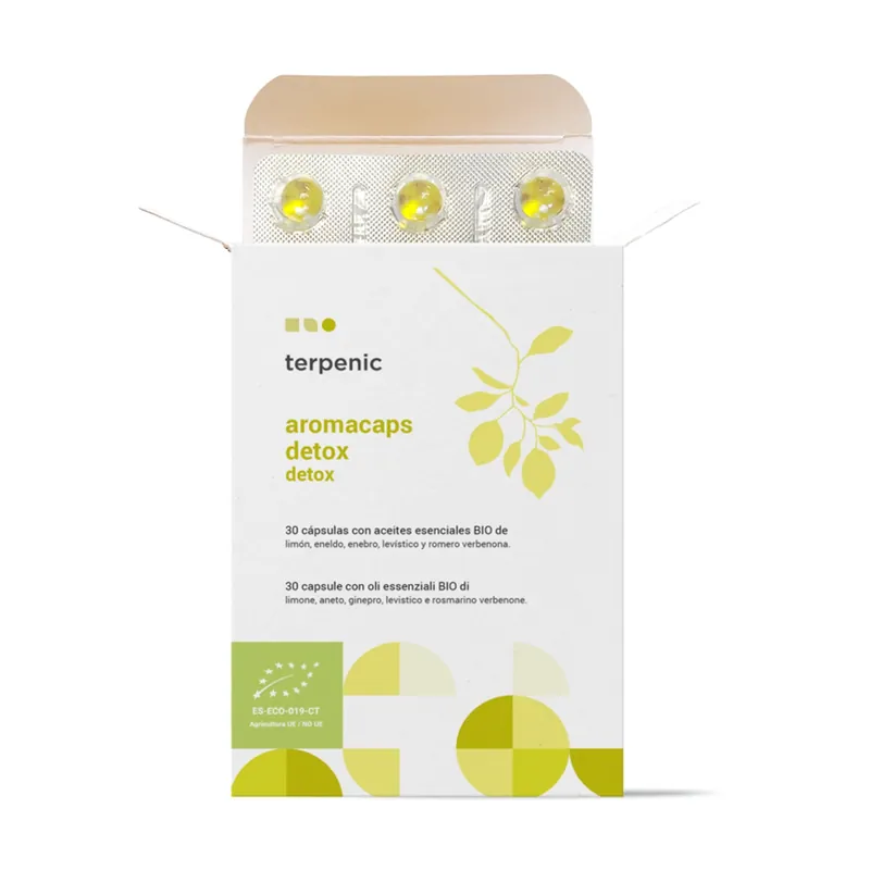 Place Order Detox aromacaps 30 capsules Terpenic