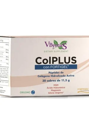 Colplus with fortigel support muscles and bones 30 packets of 11.5g Vbyotics Fast Shipping