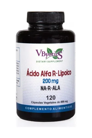 Alpha r-lipoic acid 120 vegetable capsules of 496mg Vbyotics One Day Deal