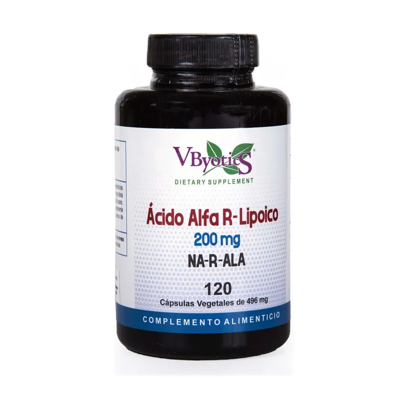 Alpha r-lipoic acid 120 vegetable capsules of 496mg Vbyotics One Day Deal
