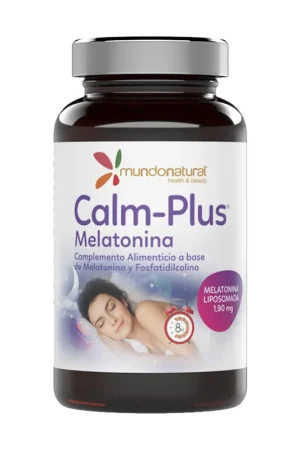 Calm plus melatonin 30 vegetable capsules of 387.9mg Mundonatural Affordable