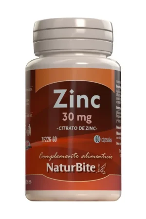 Zinc citrate 30mg 60 tablets Naturbite Next Day Delivery