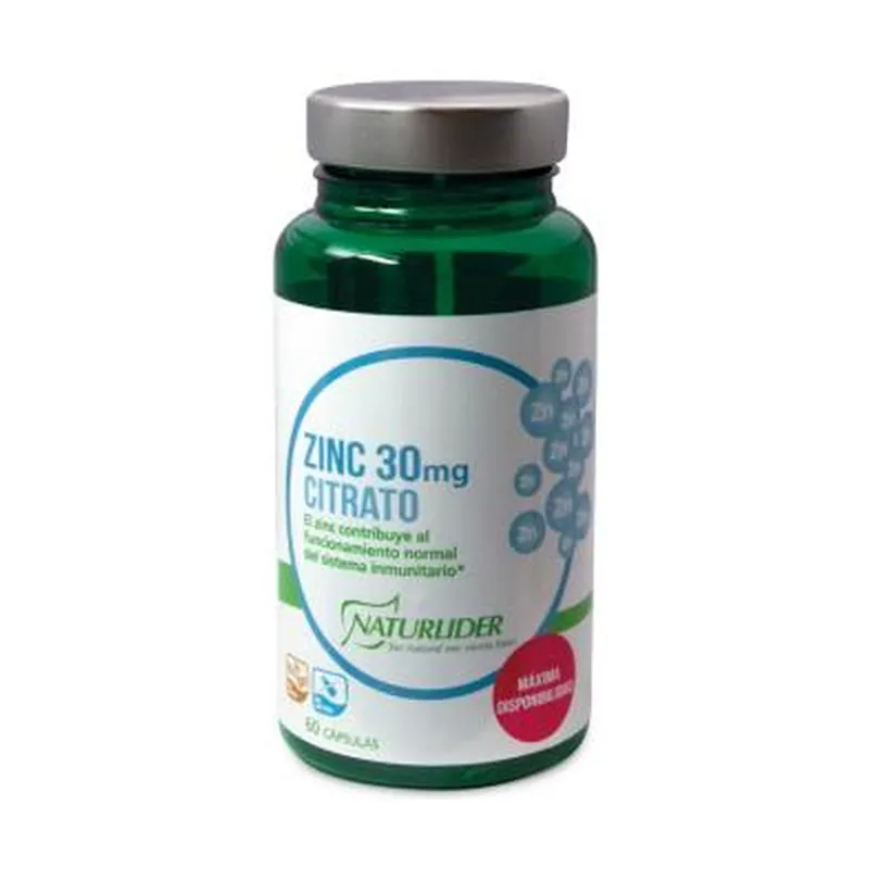 zinc citrate 60 capsules Naturlider Trending