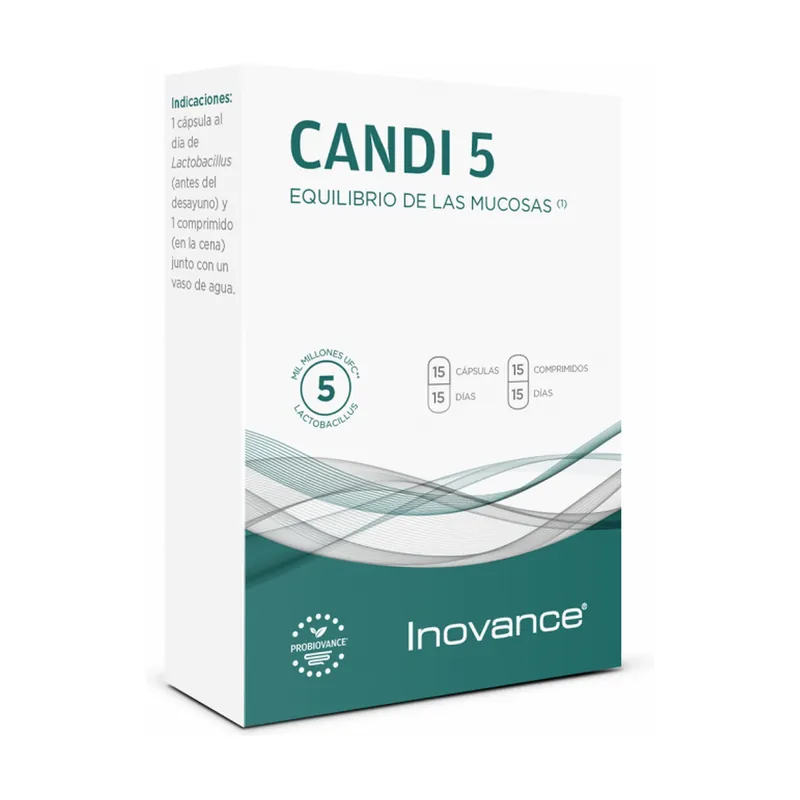 Don't Miss Out Candi 5 mucosal balance 30 units of 325mg Inovance