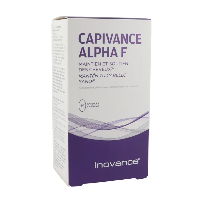 Holiday Sale Capivance alpha F hair care 60 capsules of 1067.1mg Inovance