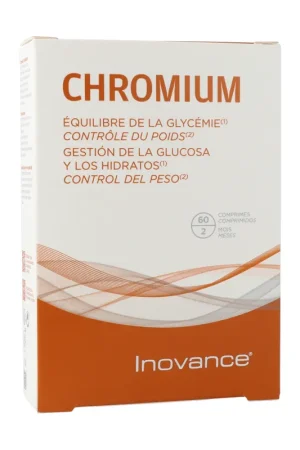 Luxury Chromium balances glucose and carbohydrates 60 tablets of 195mg Inovance