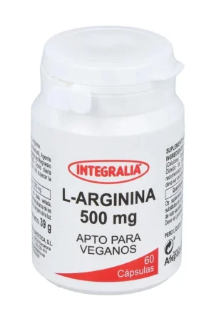 L-Arginine 500mg 60 capsules Integralia Same Day Shipping