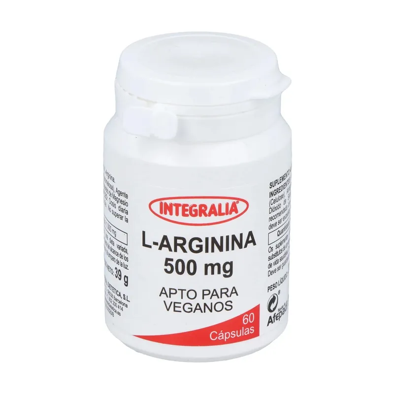 L-Arginine 500mg 60 capsules Integralia Same Day Shipping